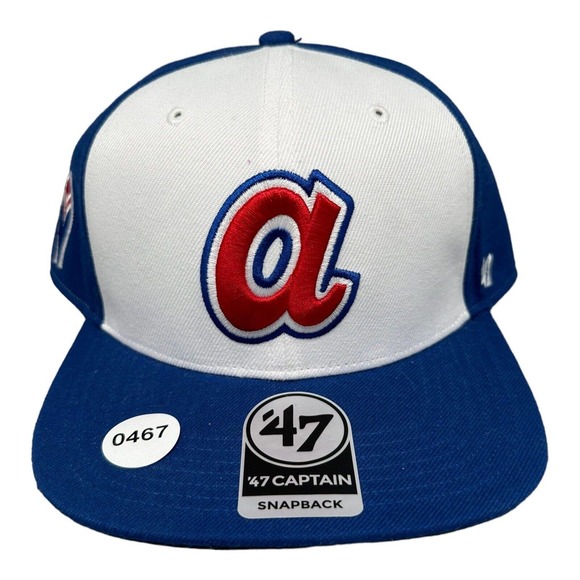Atlanta Braves 47 Brand Cooperstown Collection Retro SnapBack Hat - Picture 1 of 7